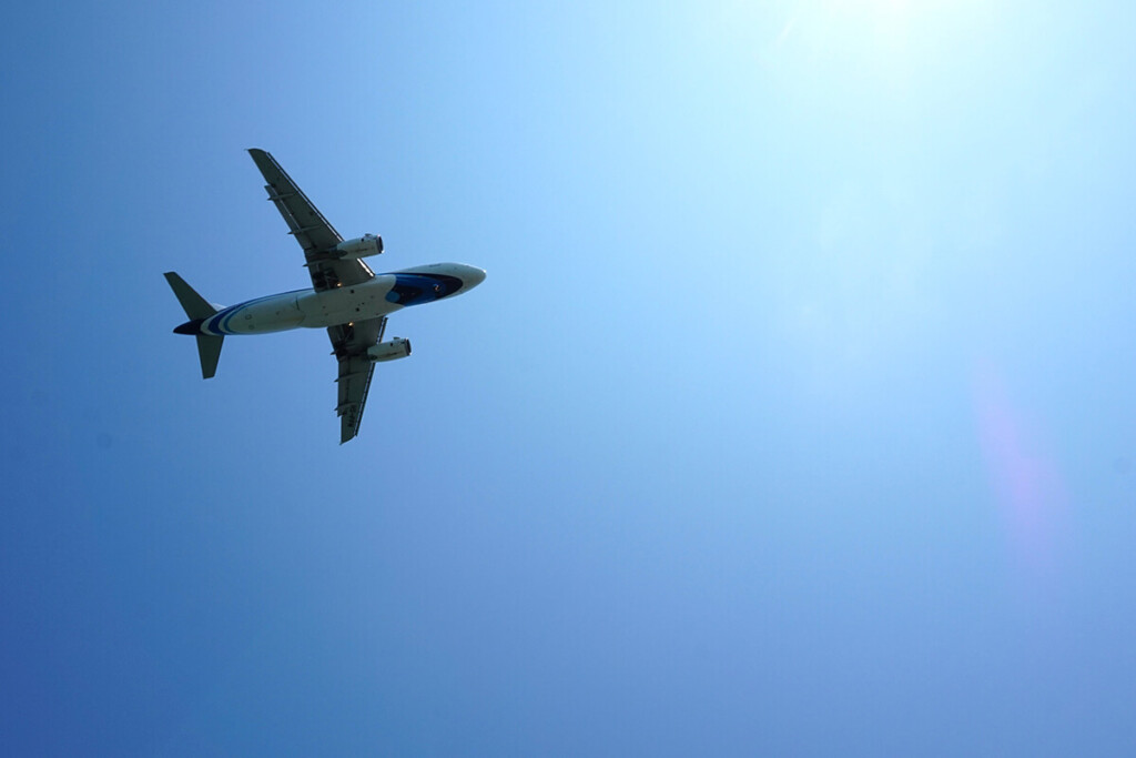 Bangkok Airways A320 over Koh Samui