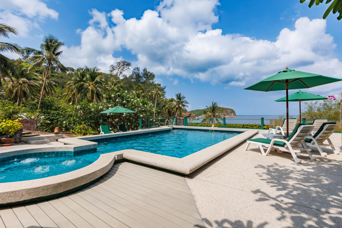 Pool - Gardens - View to Koh Ma