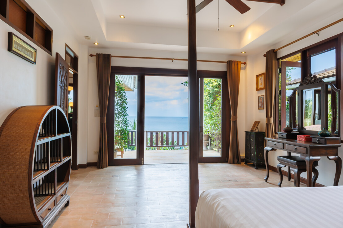 Villa 2 - View From Bedroom 1.